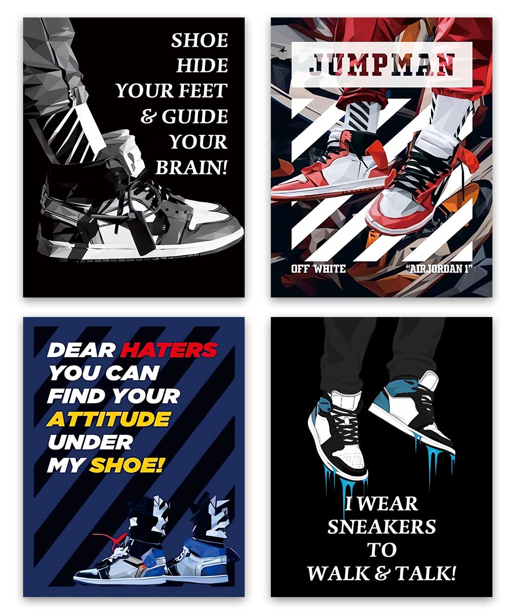 Sports Shoes Poster,Fashion Sports Shoes Wall