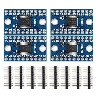 Icstation Txs0108e 8 Channel Logic Level Converter Bi Directional High Speed Full Duplex Shifter 3 3v 5v For Arduino Raspberry Pi Pack Of 4 Amazon Com Industrial Scientific