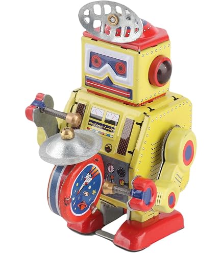 Sparkling Mike - Robot mécanique en tôle (marcheur