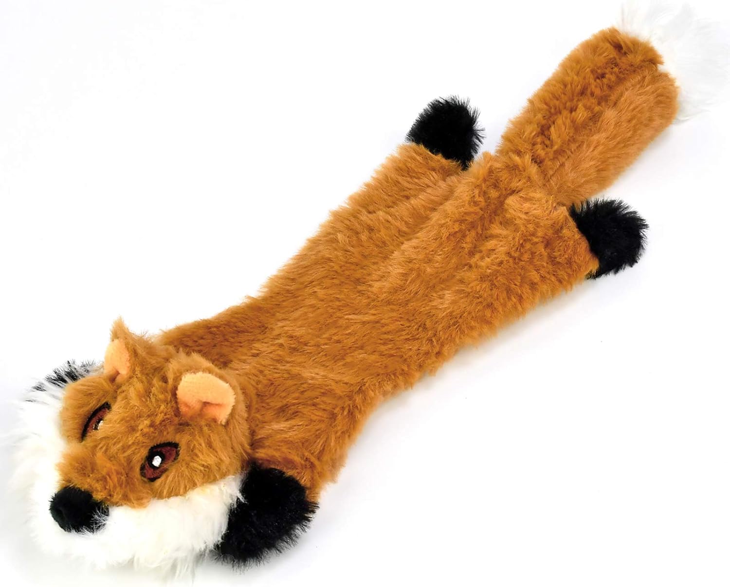SHARLOVY Fox DogToy, Dog Squeaky Toys No Stuffing for Small Dogs Durable Dog Chew Toys Plush