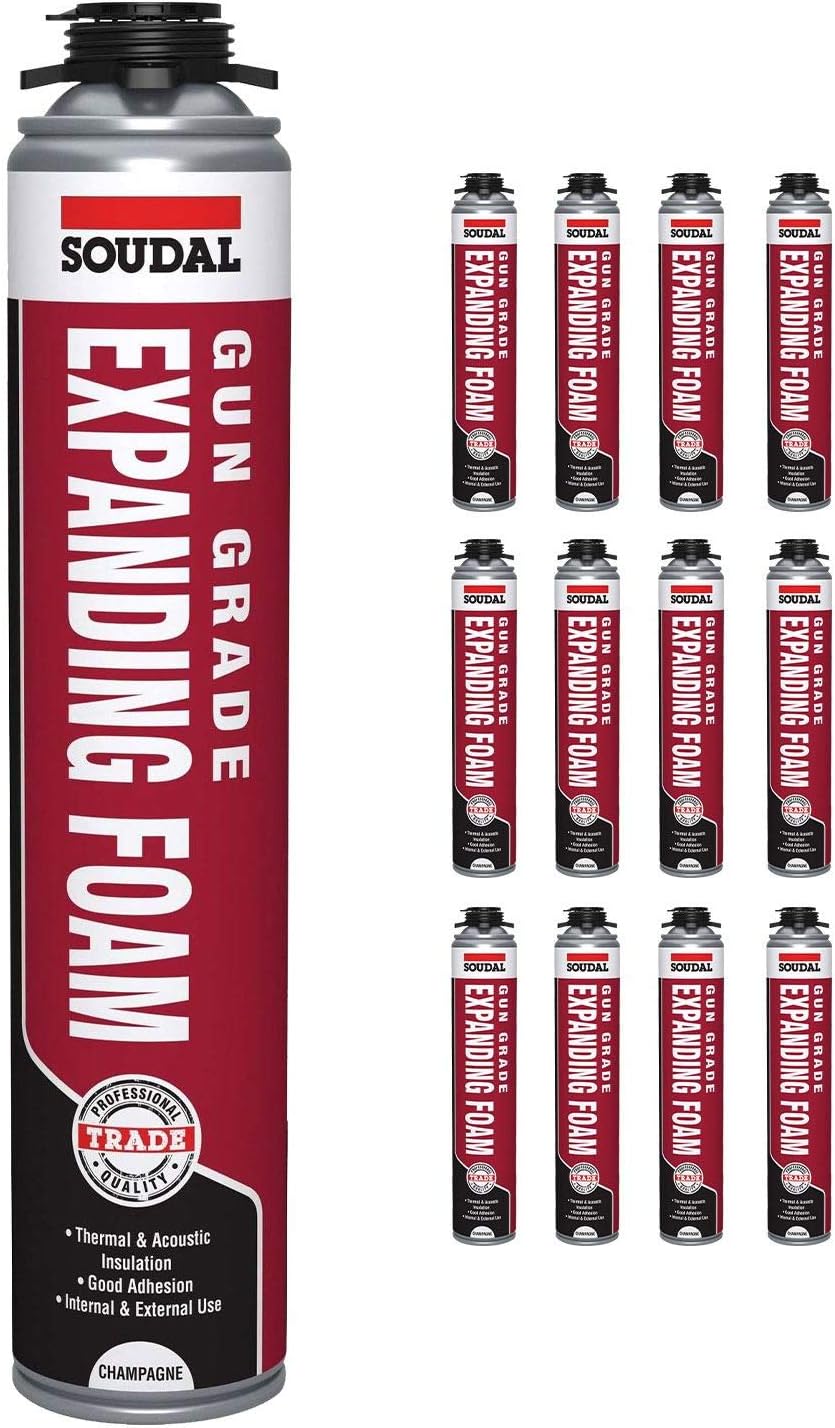 SOUDAFOAM Gap Filler PU Foam 750ml Gun Grade Expansion Foam