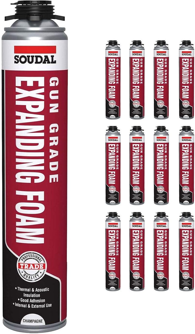 SOUDAFOAM Gap Filler PU Foam 750ml Gun Grade Expansion Foam