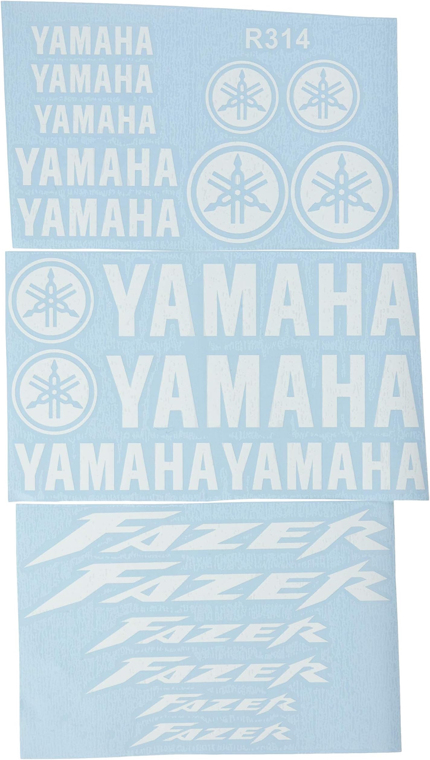 Moto FAZER R314 Stickers AUFKLEBER Decals AUTOCOLLANTS ADESIVI Moto GP