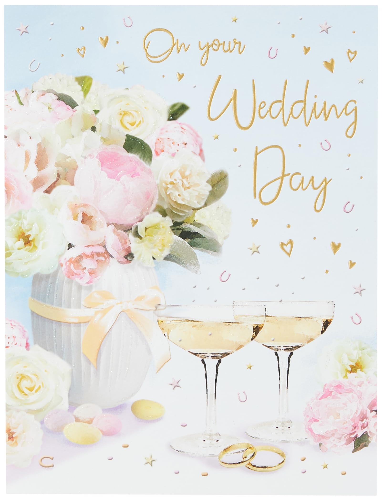 Piccadilly Greetings Occasion Card Wedding - 8 x 6 inches - Regal Publishing, C80628