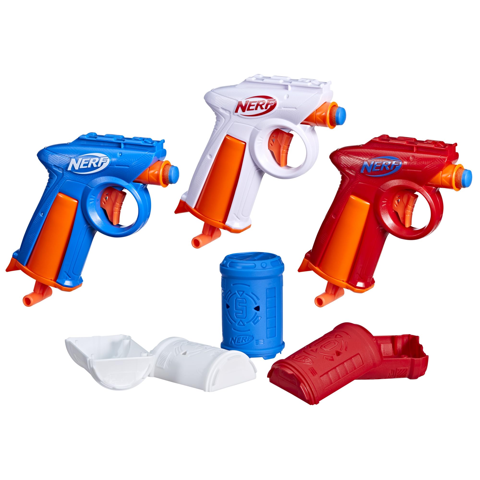 Nerf N Series Backyard Triple Pack, Includes 3 Flex Blasters, 3 Targets, 30 N1 Darts, Ages 8+ (Amazon Exclusive)