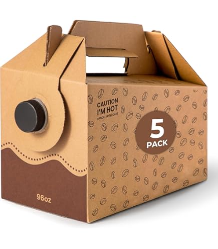 Amazon.com: Fit Meal Prep 8 Pack 96 oz Disposable Coffee