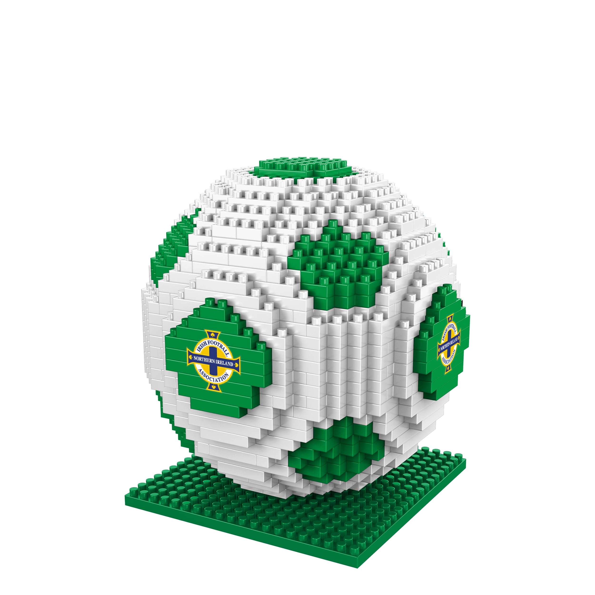 FOCO Officially Licensed Northern Ireland BRXLZ 3D Bricks Football Construction Toy Model