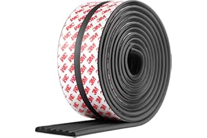 Dovesail Baby Proofing Edge Corner Protector, 16.4 ft Edge Guards Padding with 3M Adhesive, Extra-Wide Soft NBR Rubber Foam Padding, Furniture,Sharp Edge Safety Corner Edge Bumper Guard-Black