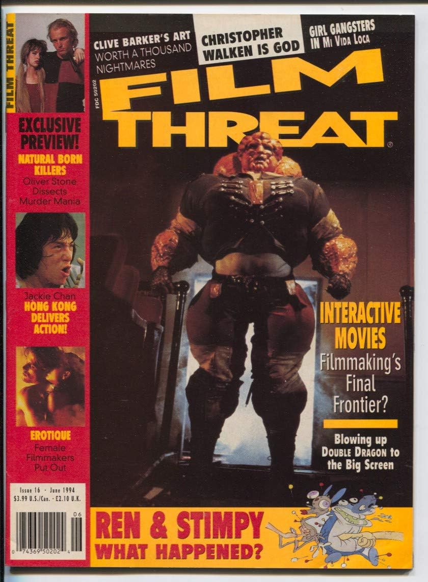 Film Threat 6 1994 Lfb Horror Movie F X Jackie Chan Christopher Walken Fn Vf At Amazon S Entertainment Collectibles Store