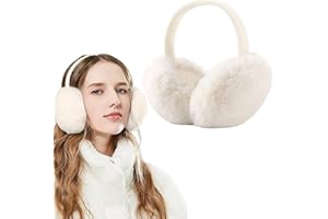 Eyegla Womens Ear Muffs Adjustable Winter Earmuffs Fuzzy Ear Warmers
