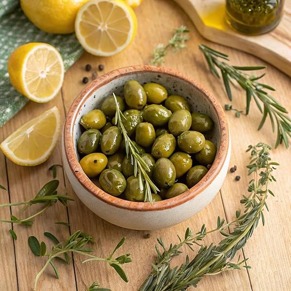 PEARLS OLIVES TO GO! PIMIENTO STUFFED MANZANILLA OLIVES, 1.6OZ INDIVIDUAL SNACK CUPS, 24 PACK, CALIFORNIA GROWN, NON-GMO, GLUTEN-FREE, LIQUID-FREE CUP, EASY OPEN, READY-TO-EAT OLIVE SNACKS
