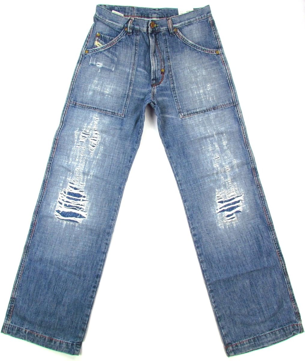 used and damaged jeans