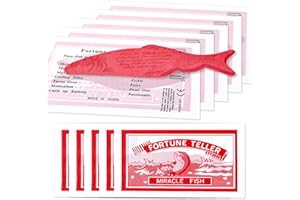 SHENGSEN 200 Packs Fortune Teller Miracle Fish-Fortune Telling Fish for Kids and Adults-Magic Novelty Fortune Telling Toys for Birthday Party Christmas
