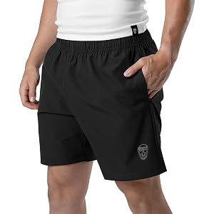 Gymreapers Conquer Mens Gym Shorts - Athletic Workout Training Shorts for Men, Quick Dry Stretch Pockets, Linerless 5" 7" 9"