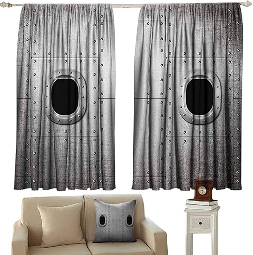 Amazon Com Tankcsard Lace Curtains Vintage Airplane Airplane