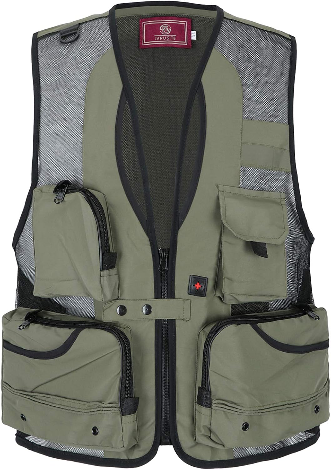 KTWOLEN Mens Fishing Waistcoat Safari Multi Pocket Camping Hunting