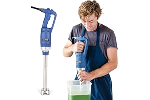 TK TARTLE KITCHEN TK Commercial Immersion Blender, 500 Watt/.5 HP Variable Speed Motor, 16,000 RPM Heavy Duty with Performance Assurance - 16"