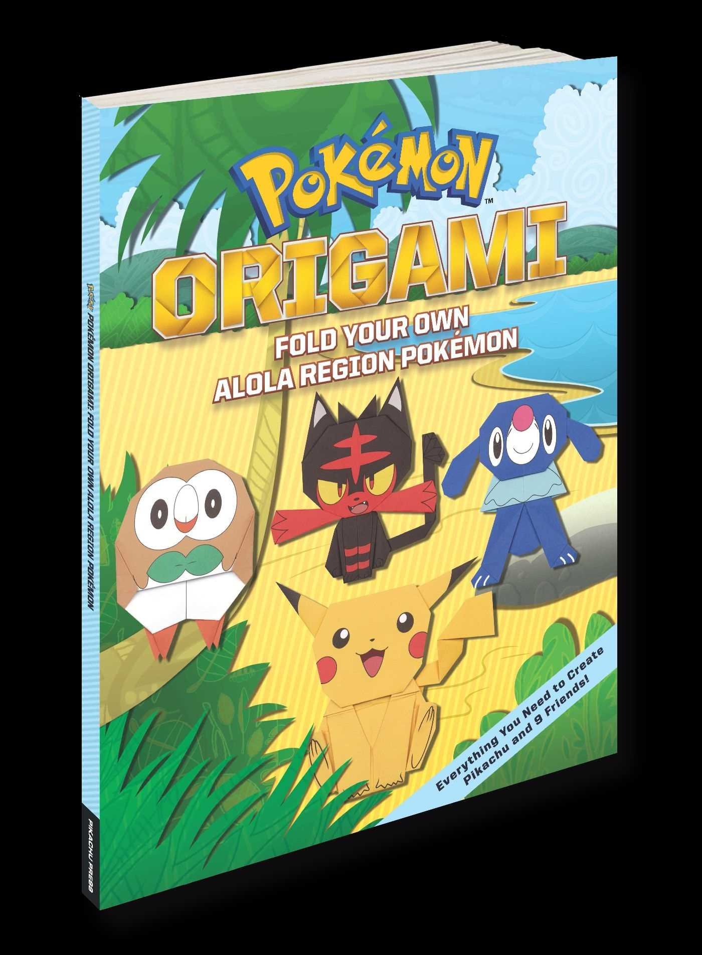 Amazoncom Pokémon Origami Fold Your Own Alola Region