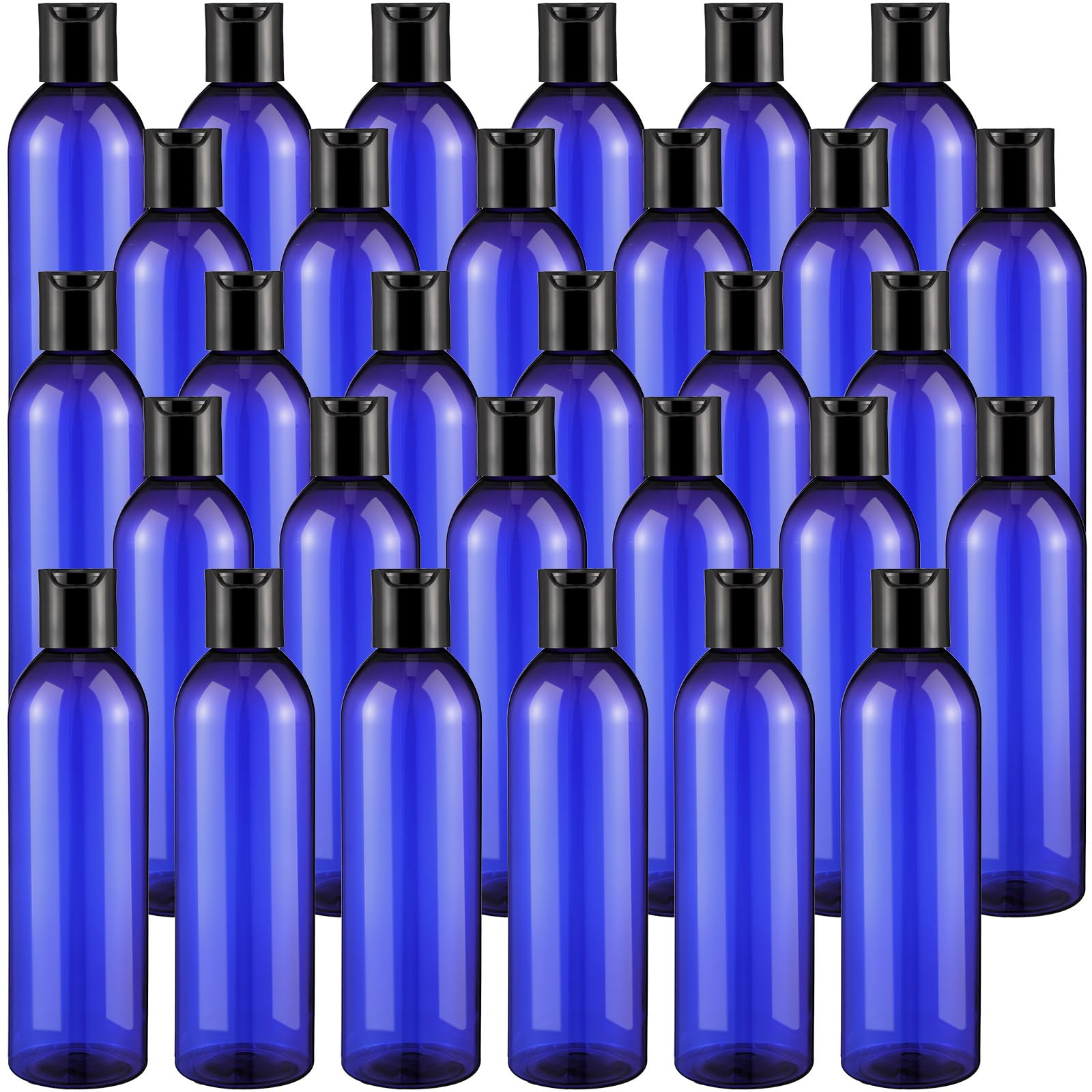 Photo 1 of Eccliy 36 Pack 8oz Empty Plastic Squeeze Bottles with Disc Caps Travel Containers Refillable Plastic Empty Bottles with Caps for Shampoo, Lotions, Liquid Body Soap, Creams (Blue)