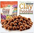 Expanded Clay Pebbles Grow Media for Orchids, NFT DWC Hydroponics, Aquaponics, Aquaculture LECA Plant Garden Soil Conditioner Amendment Ceramsite Aggregate (4 LB Cz Expanded Clay Pellets)