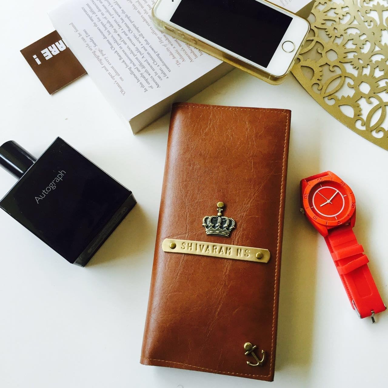 Vintage Travel Wallet Fashion Lady Women Leather Engraved Name Clutch Journey Travel Passport Holder Long Card Holder Case Purse Handbag