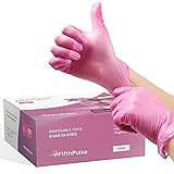 FifthPulse Pink Vinyl Disposable Gloves X Large 50