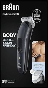 Braun Body Groomer 3 BG3350 Manscaping Tool SkinShield Wet Dry 100% Waterproof view 7