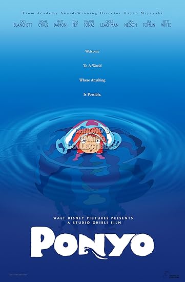 Amazon.com: CGC Huge Poster GLOSSY FINISH - Ponyo Movie Poster ...
