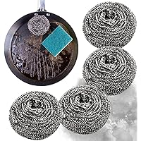 Kitchen Ware Fibra Esponja Acero Inoxidable para Lavar Trastes Platos