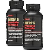 GNC Men's Prostate Formula, Twin Pack, 60 Softgels | Supports Normal Prostate Function and Healthy Urinary Flow, Made with Saw Palmetto, Beta-Sitosterol, and Zinc