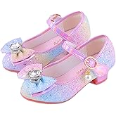 ALPHELIGANCE Girls Flats Sparkle Party Mary Jane Princess Dress Shoes