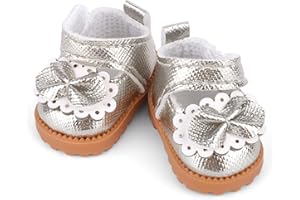 MIKOVIVI Cute Mini Shoes for 17 cm Doll, Doll Shoes Accessories Stylish Outfit Clothes for 5.9in & 6.7in Dolls