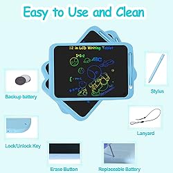 TeinenRon LCD Writing Tablet for Kid Toys,12in