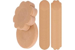 LSYJING 100 Pieces of Pacifier Cover, Women's Disposable Paste Breast Petals Natural Invisible Satin Nipple pad Comfort and S
