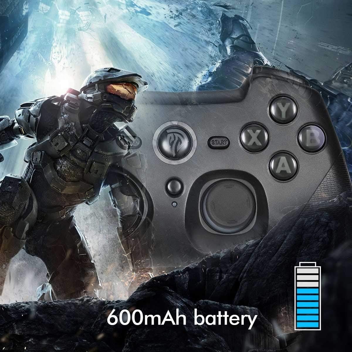 EasySMX Wireless Game Joystick Controller, 2.4G Wireless Gamepad Joystick PC, Dual Vibration, 8 Hours of Playing for PC/Android Phones, Tablets, TV Box: Computers & Accessories