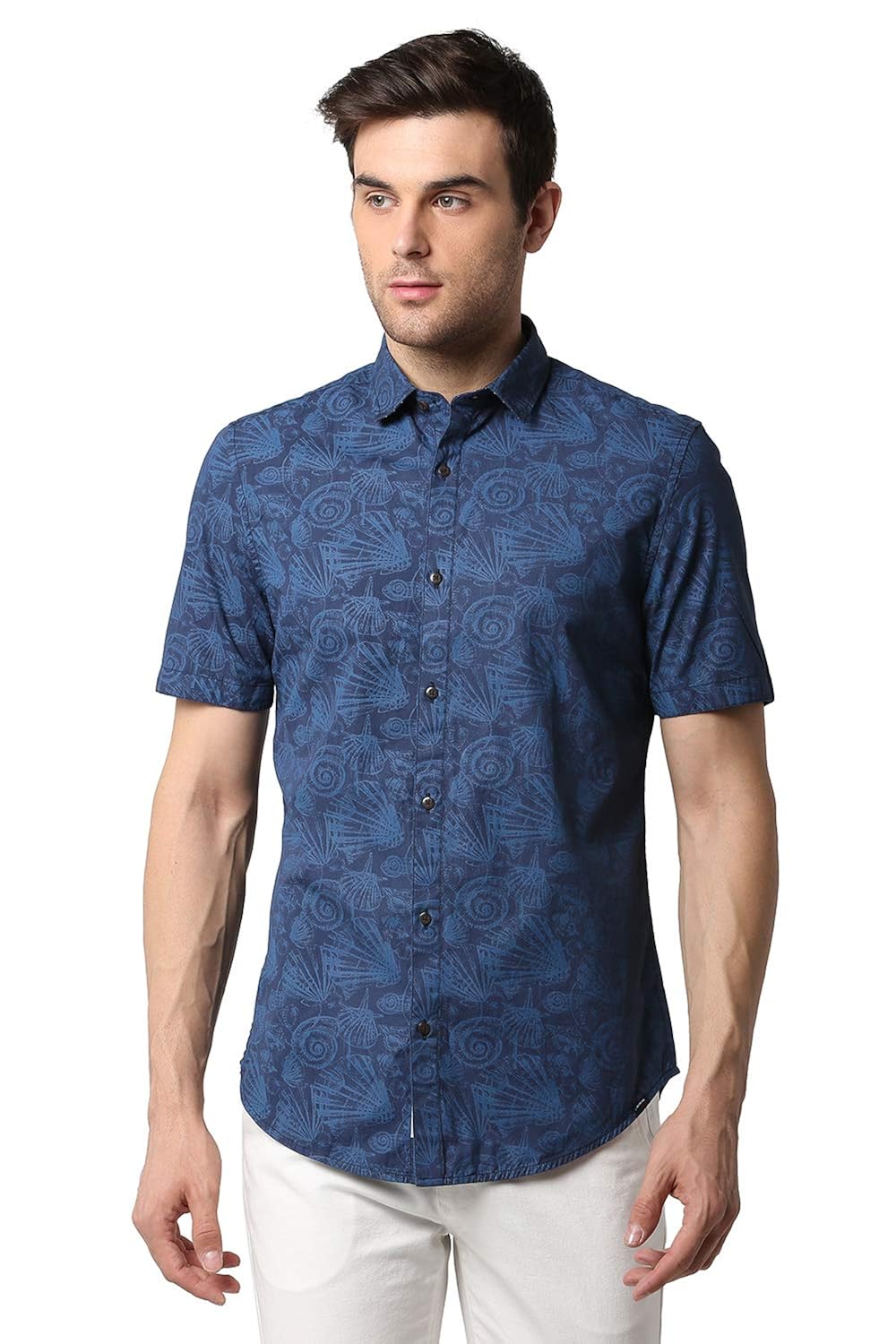 Buy Peter England Men's Striped Slim fit Casual Shirt at Amazon.in