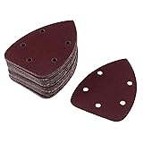 Sydien 50Pcs 100 Grits Mouse Detail Sander