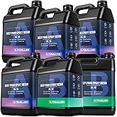 Deep Pour Epoxy Resin, KISREL 4.5Gallon Resin Epoxy Kit (2:1) for 2-4 Inch Pour Depths,Bubble Free, Low Odour, Crystal Clear Casting Resins for Bar Tops, Table Tops, River Tables, Wood Fillers, Crafts