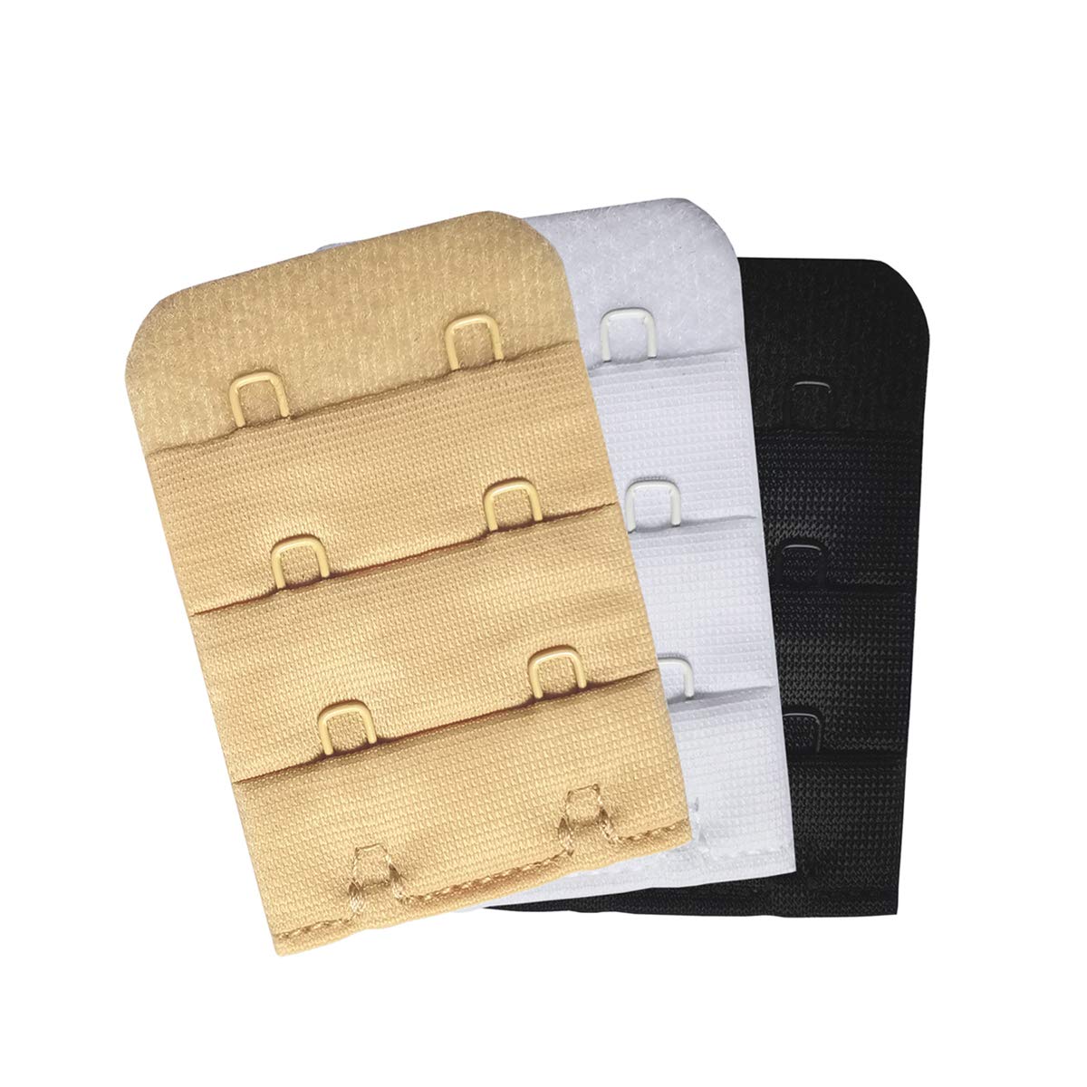 Photo 1 of SUREMATE Bra extender 2 hook/3 hook/4 hook plus size bra strap extender bra band extension strap for Women-3pcs