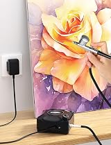 Oasser Airbrush Set 36 PSI with Compressor Dual Action Nozzles 0.2 0.3 0.5mm view 7