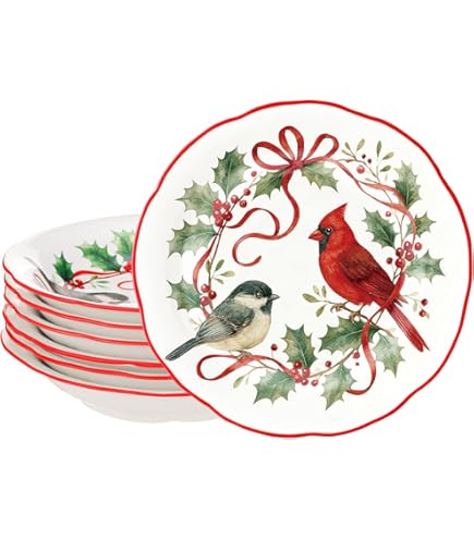 Amazon.com | Christmas Noritake Holly 2228 Salad Plate (s): Salad
