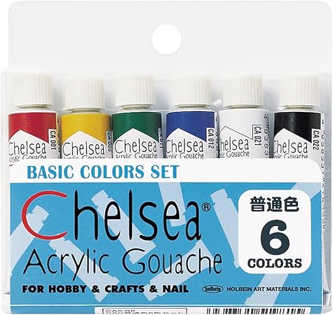 Amazon アクリルカ ッシュ 普通色6色セット ホルベイン画材 ドットスティック 通販