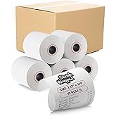 10 Rolls – 3 1/8" x 119' Thermal Receipt Paper Rolls | BPA Free | Compatible Paper for Clover Station, Epson POS Printers & Cash Registers
