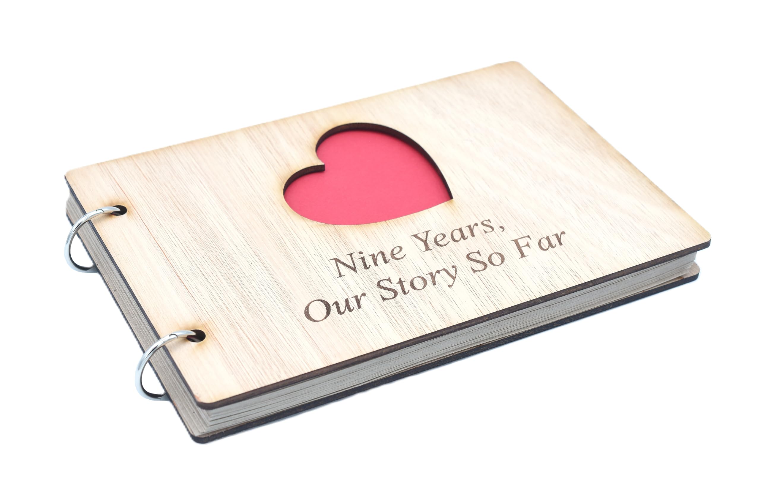 9 Years Our Story So Far - Scrapbook, Photo album or Notebook Idea For 9th Anniversary