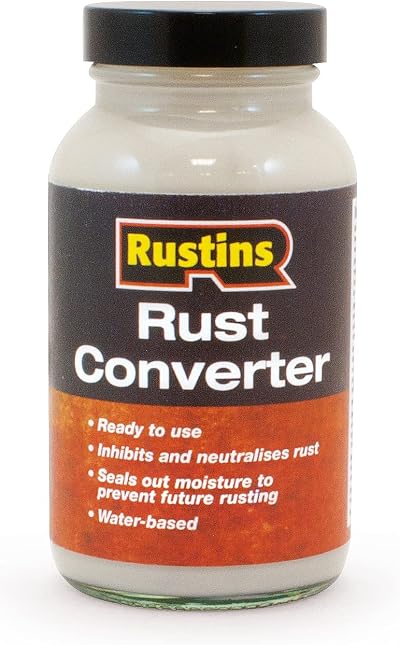 RUSTINS Rust Converter 250ml - Converts Rust, Seals and Primes No Primer
