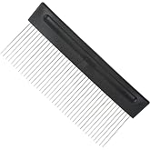 Nichiyo 12" Stainless Steel Graining Tool for Wall Texture | Stainless Steel Graining Tool, Wall Texture Scraper, Plaster Art Comb for Cement Decoration(D1139B)