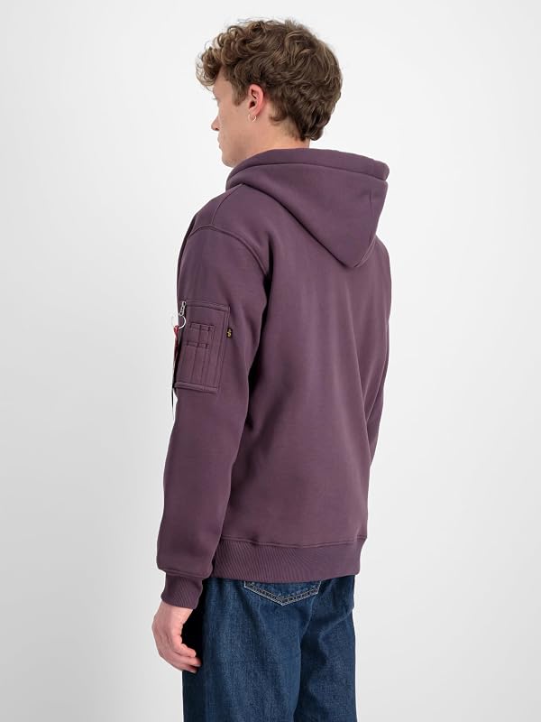 Alpha Label Hoody para Hombre Plum L
