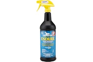 Farnam Endure Sweat-Resistant Fly Spray for Horses, Lasts Up to 14 Days, Protects Against Flies, Gnats, Mosquitoes, Ticks & Lice, 32 oz.