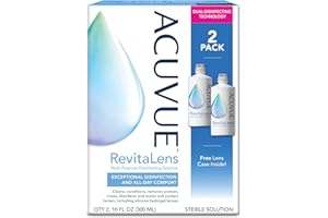 ACUVUE RevitaLens Multi-Purpose Disinfecting Solution, 2 x 10 oz. Twin Pack