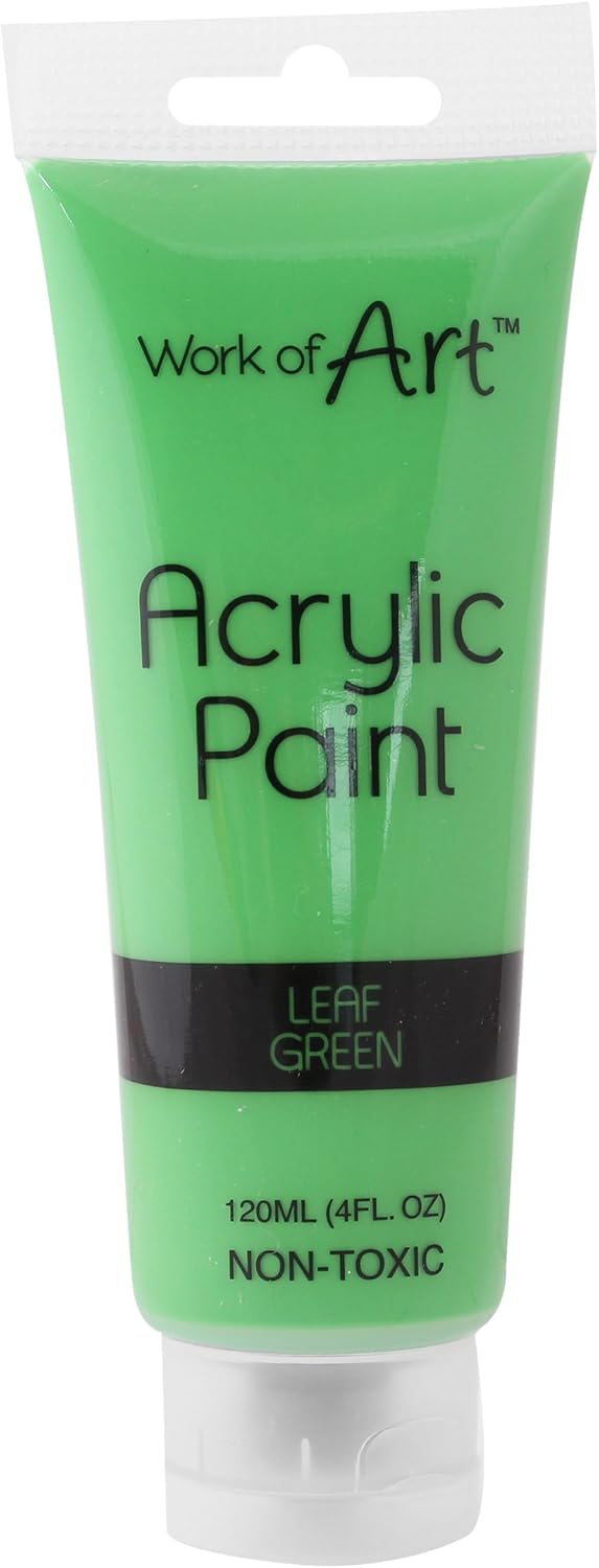 Work of Art 120 ml Acrylic Paint - Green ,6726, 120 ml (Pack of 1)